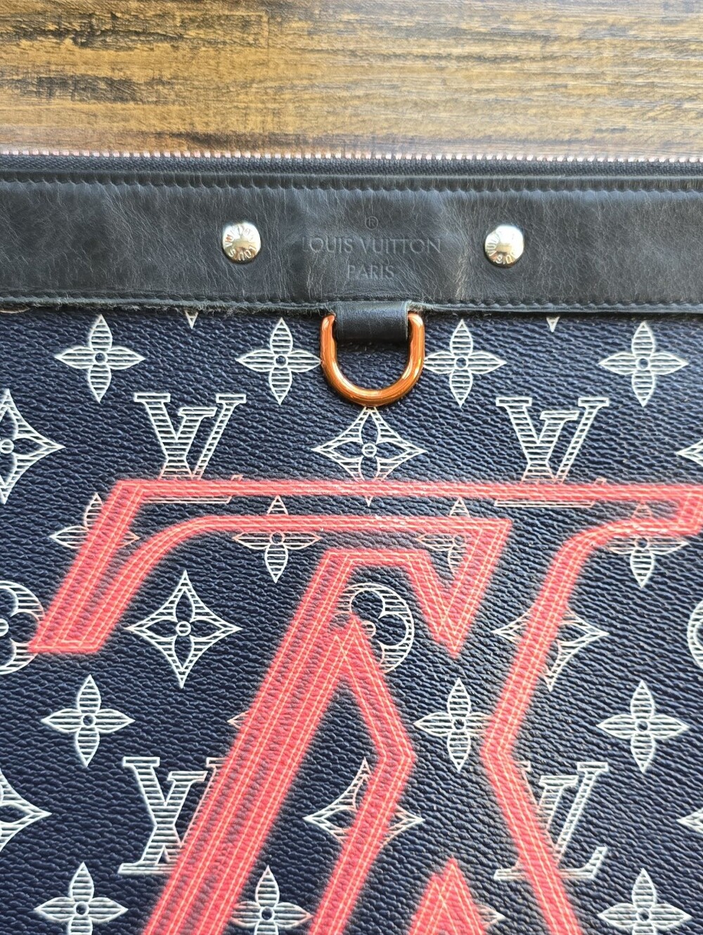 Louis Vuitton Monogram Ink Upside Down Apollo GM Pochette - Picture 4 of 12